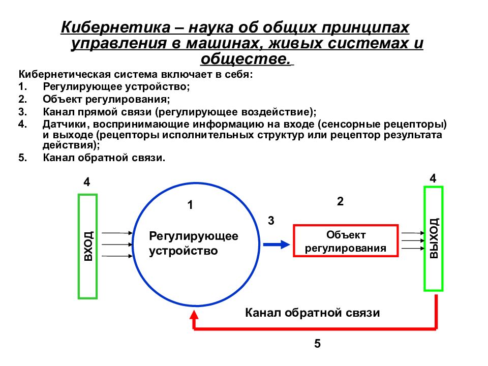 Презентация на тему управление и кибернетика