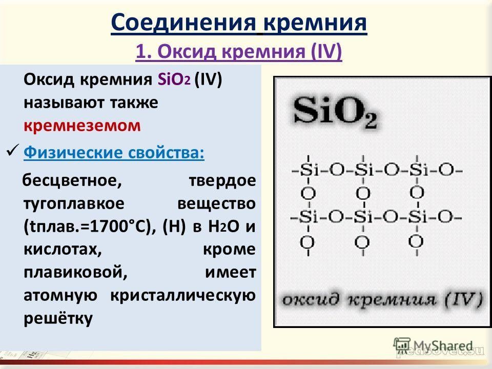 Электронная схема кремния в химии