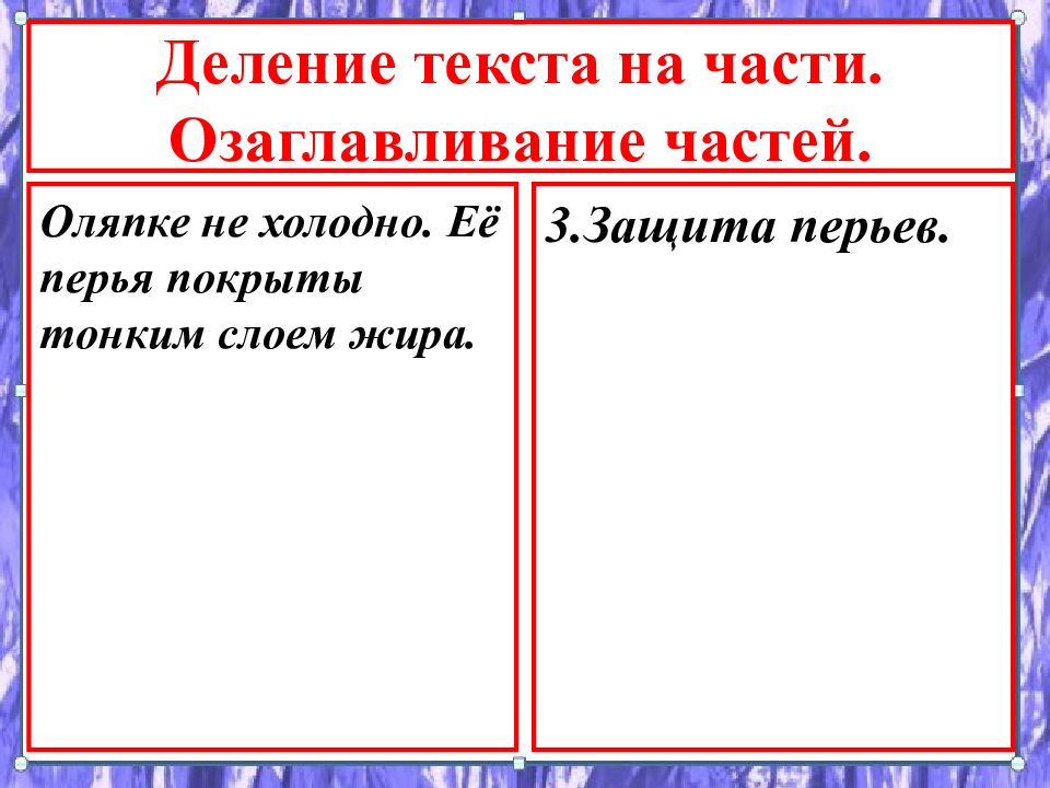 Изложение 2 класс оляпка презентация