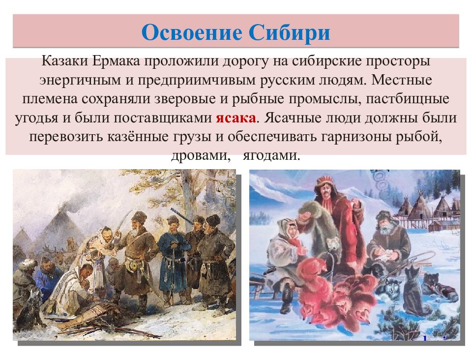 Освоение сибири картинки