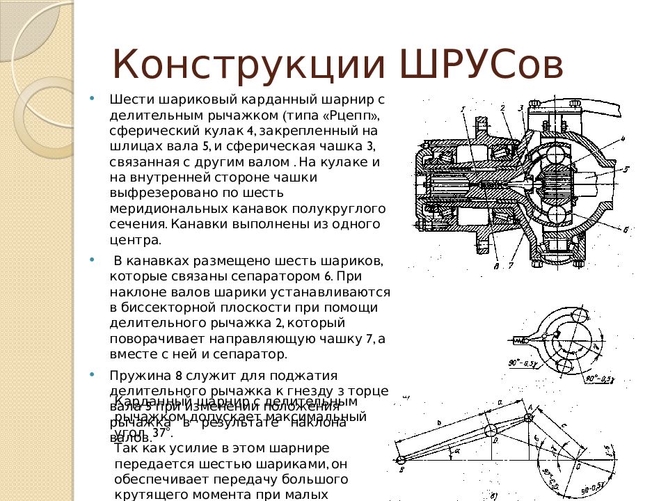 Конструктивное назначение. Шарнир Рцеппа с делительным рычажком. Назначение, типы и конструкция карданных передач.. Классификация карданных передач и шарниров. Карданная передача доклад.