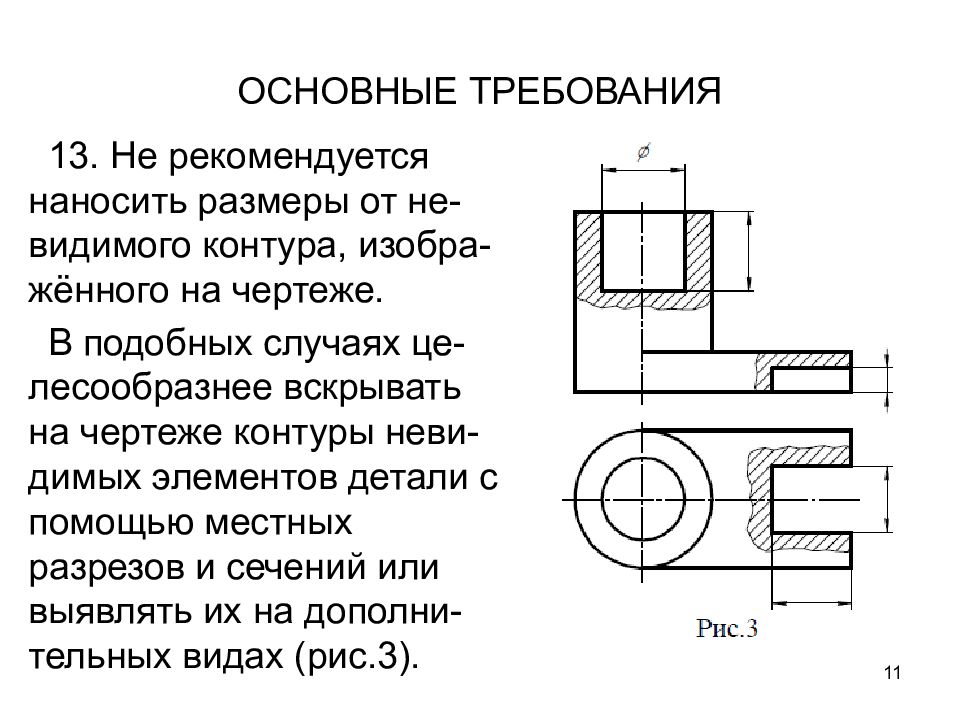 Какие способы нанесения требований на линейные размеры в рабочих чертежах вы знаете