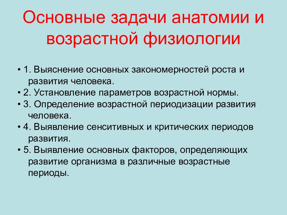 Основы анатомии и физиологии человека презентация