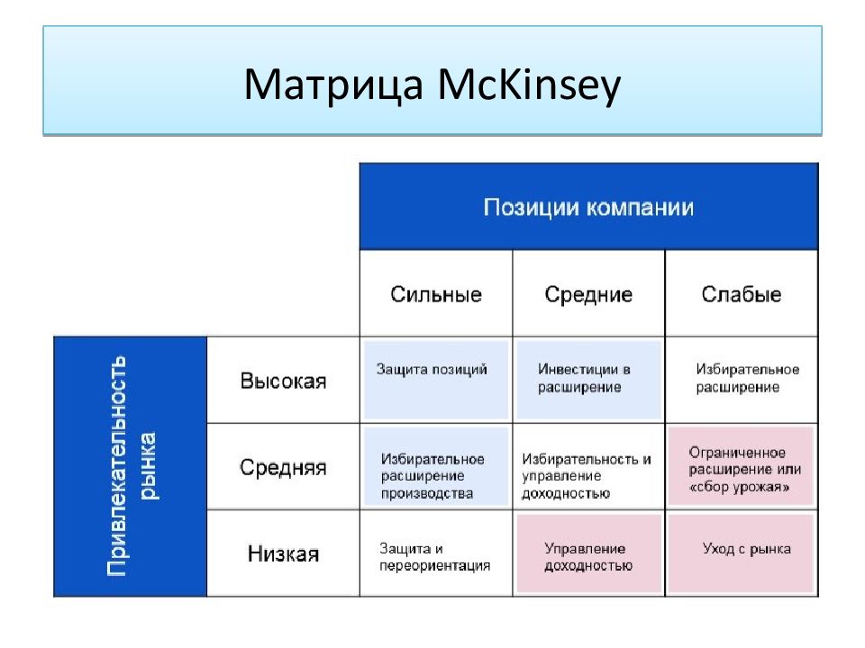 Шаблон презентации анализ рынка