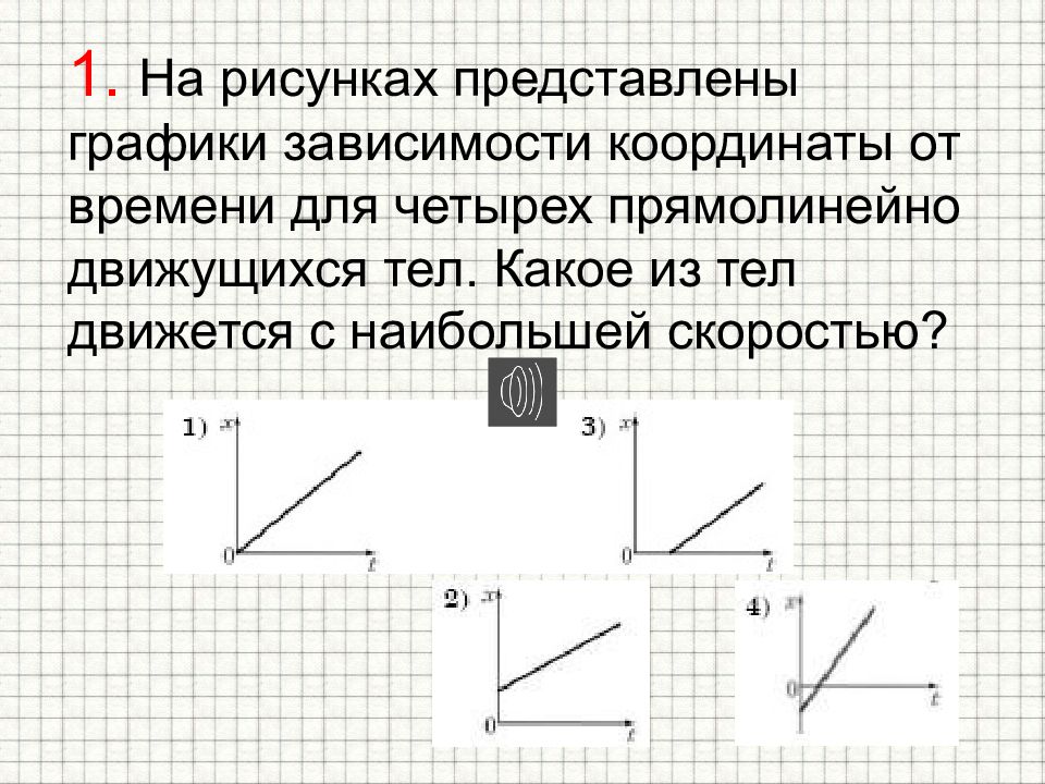 На рисунке изображены вектор скорости движущегося тела и вектор силы действующей на тело в некоторый