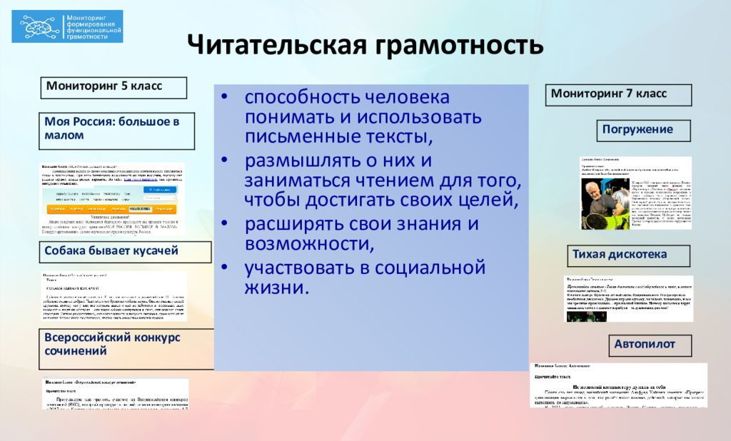 Формирование читательской грамотности презентация