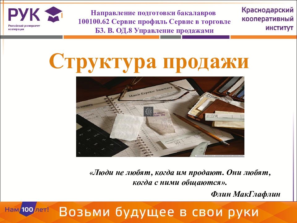 Структура продажи