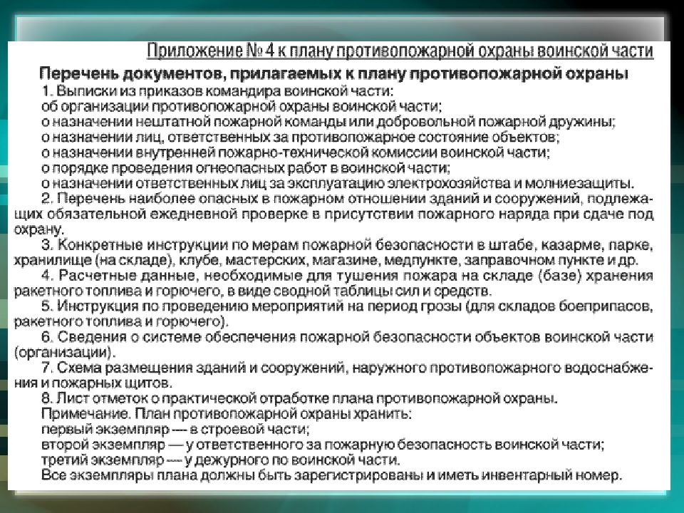 Требования охраны труда конспект мчс. План противопожарной защиты воинской части. План подготовки пожарных. Организация и план противопожарной охраны воинской. План противопожарной охраны воинской части.