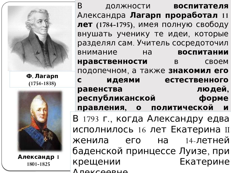 Принял ли александр i план преобразований 1809 года