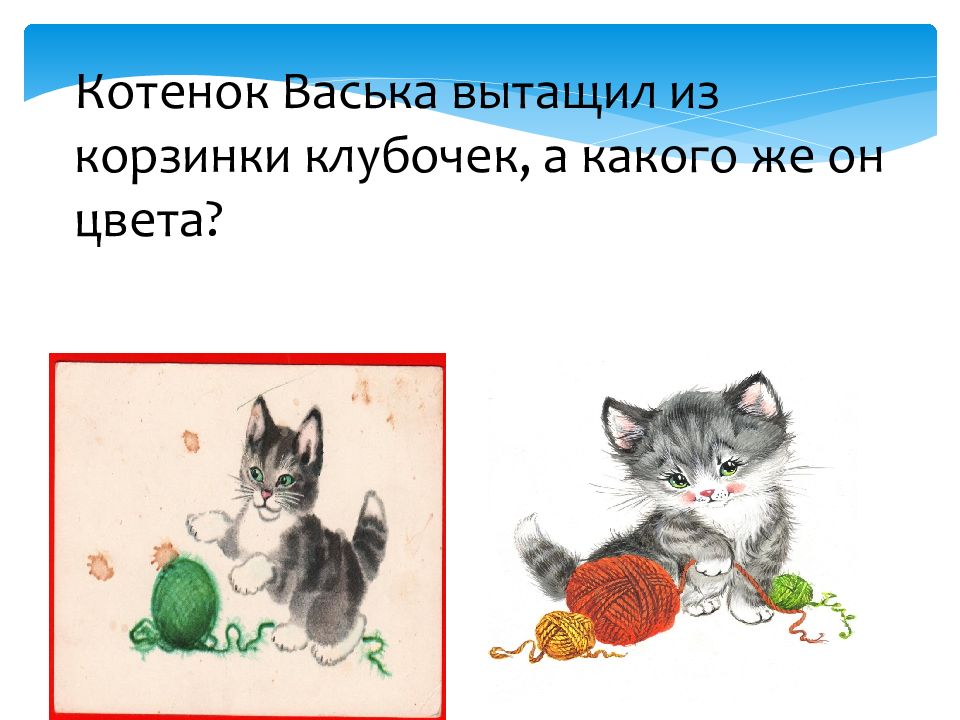 Котенок для презентации