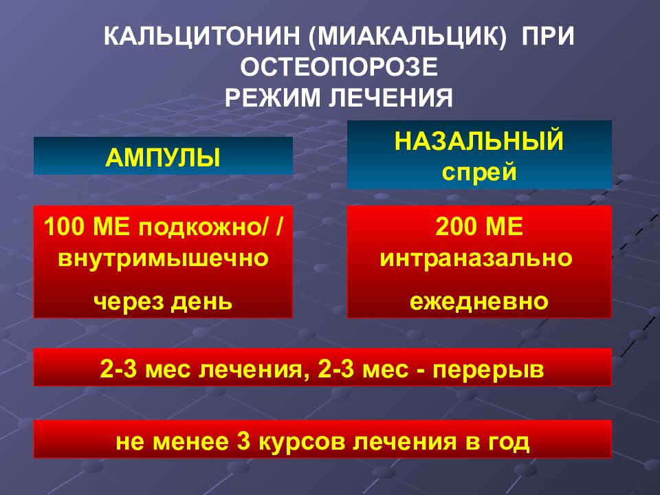 Остеопороз презентация терапия