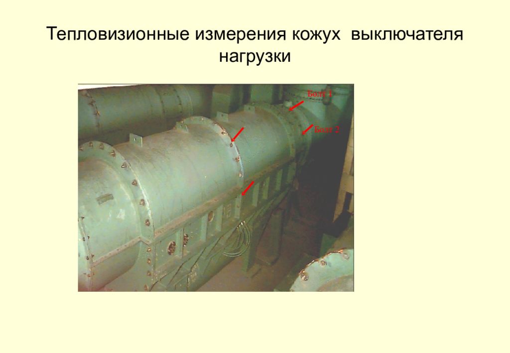 Тепловизионные измерения кожух выключателя нагрузки