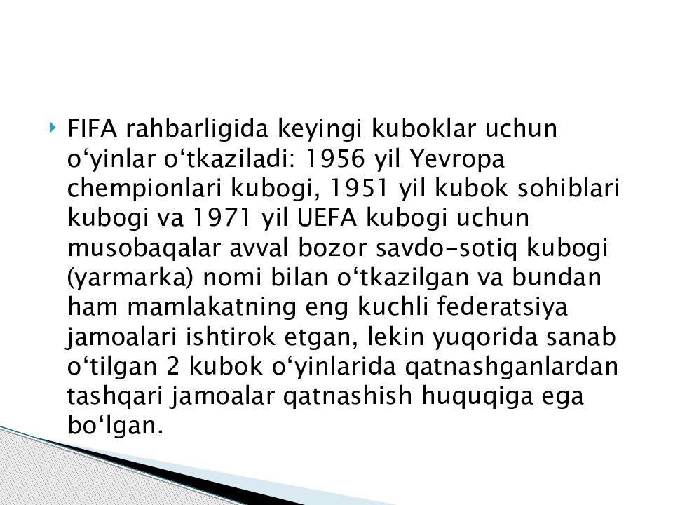 Mavzu : F ifa tashkil topishi, tuzulishi va faoliyati