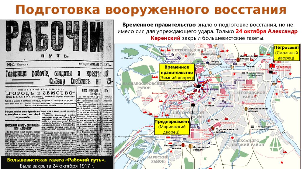 Подготовка к восстанию большевиков 1917. Октябрьская революция Петроград 1917 карта. Октябрьское вооружённое восстание в Петрограде карта. Подготовка к восстанию Октябрьская революция. Карта Октябрьской революции 1917 года в Петрограде.