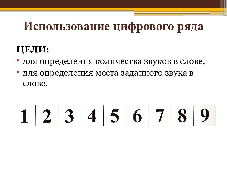 Звук чисел. Цифровой ряд. Цифры в ряд. Связь между звуками и числами. Использование цифр.