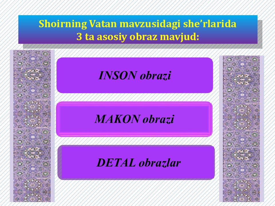 PAYZULLAYEVA RA’NO MAXMUDOVNA
OLIY TA’LIM, FAN VA INNOVATSIYALAR PAYZULLAYEVA RA’NO MAXMUDOVNA OLIY TA’LIM, FAN VA INNOVATSIYALAR
