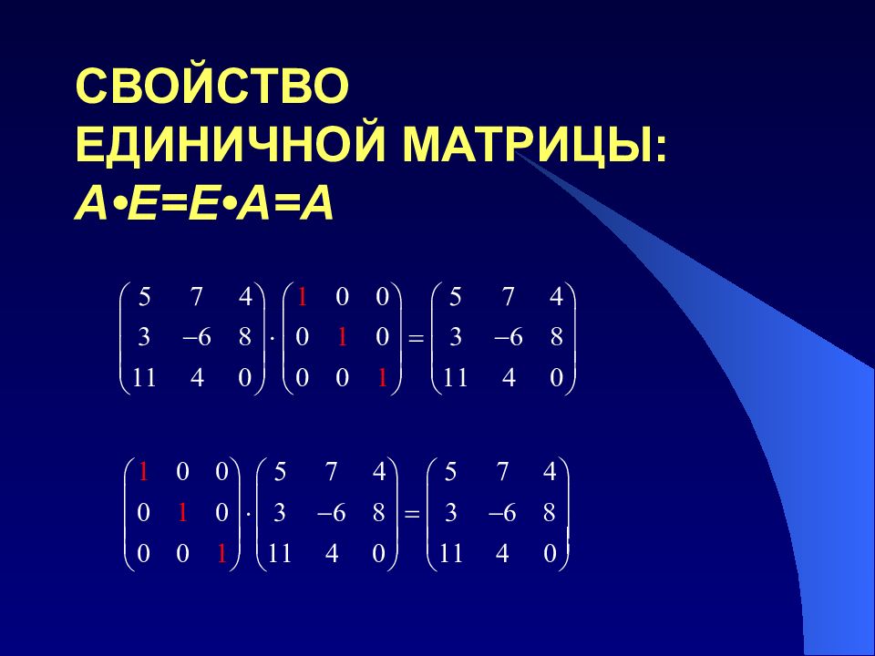 Равен матрицы a b. Отрицательная единичная матрица. Определитель единичной матрицы. A+B матрица. Матрица 1.