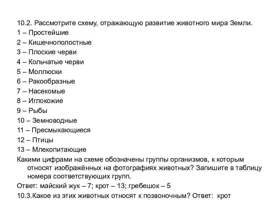 Проверочная по бактериям 7 класс биология. Какими цифрами обозначены группы организмов, к которым.