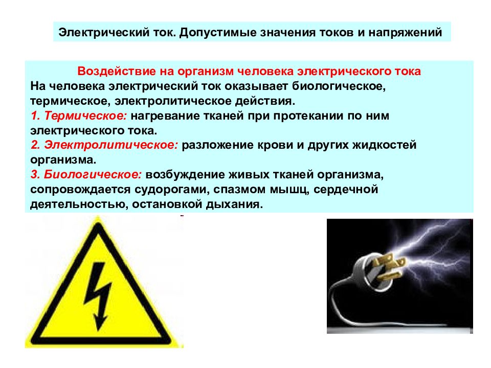 Воздействие электрического тока на организм. Термическое воздействие электрического тока на организм человека. Значение электричества. Минусы электричества для человека.