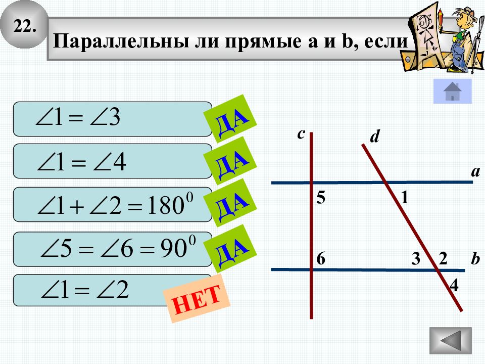 Презентация по теме решение задач по теме параллельные прямые 7 класс