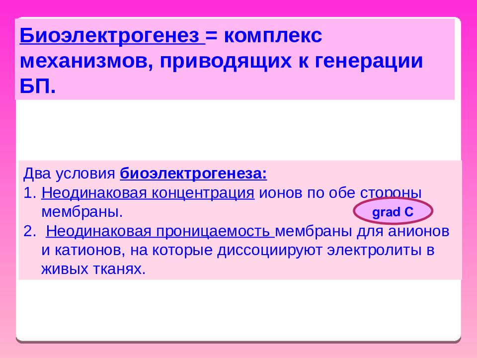 Комплекс механизмов. Необходимые условия биоэлектрогенеза. Механизмы биоэлектрогенеза. Два условия генерации. Перечислите необходимые и достаточные условия биоэлектрогенеза.