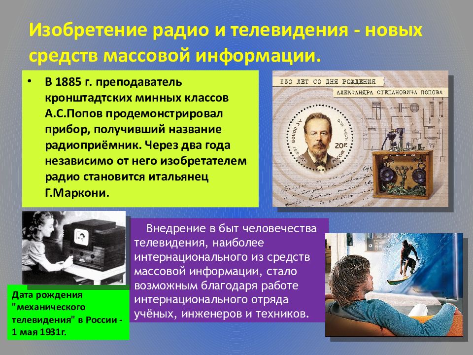 История журналистики презентация