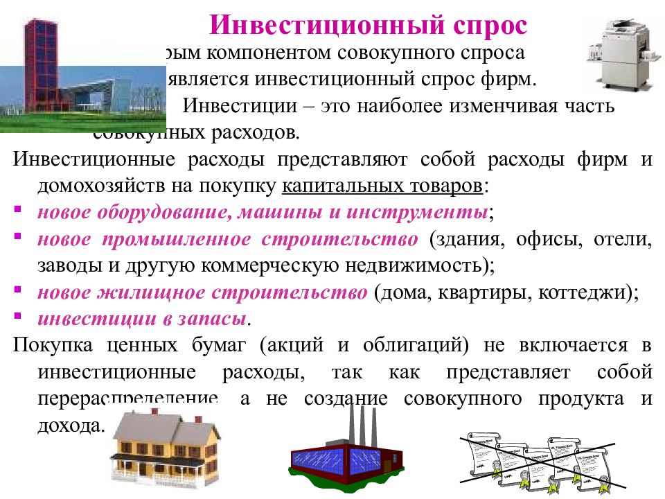 Расходы представляют собой. Инвестиционный спрос фирм это. Спрос домашних хозяйств и инвестиционный спрос. Инвестиционный спрос формула. Спрос на инвестиции формула.