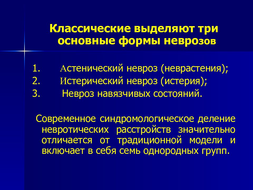 Невротические расстройства презентация