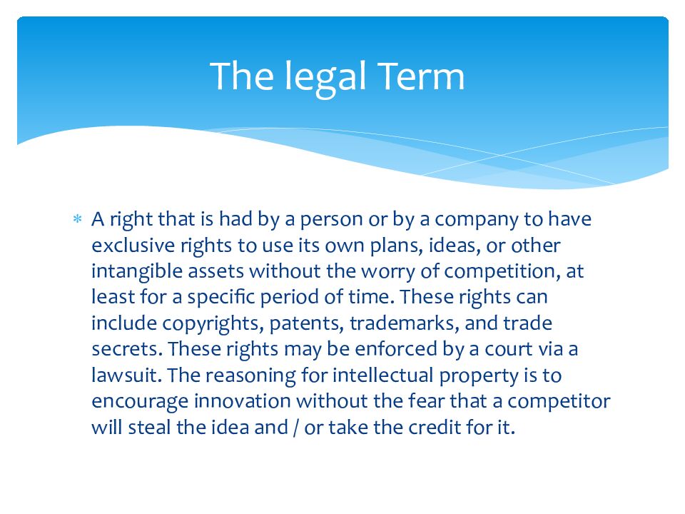 The legal Term