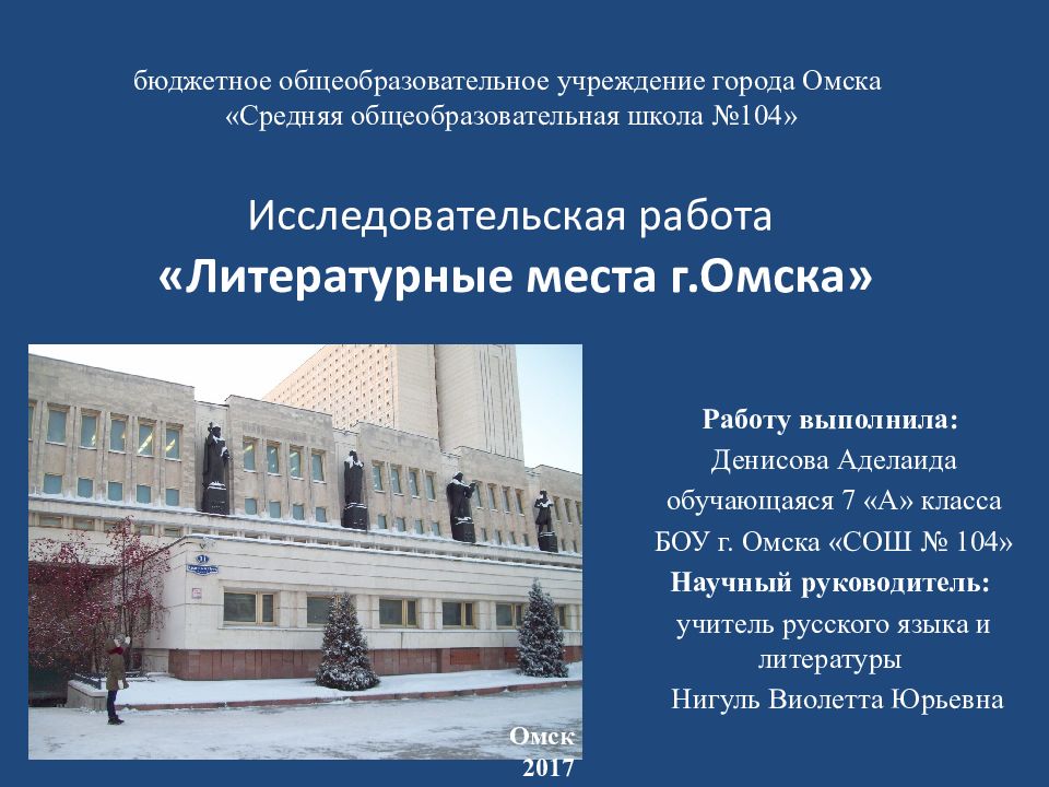 Литературные места перми презентация