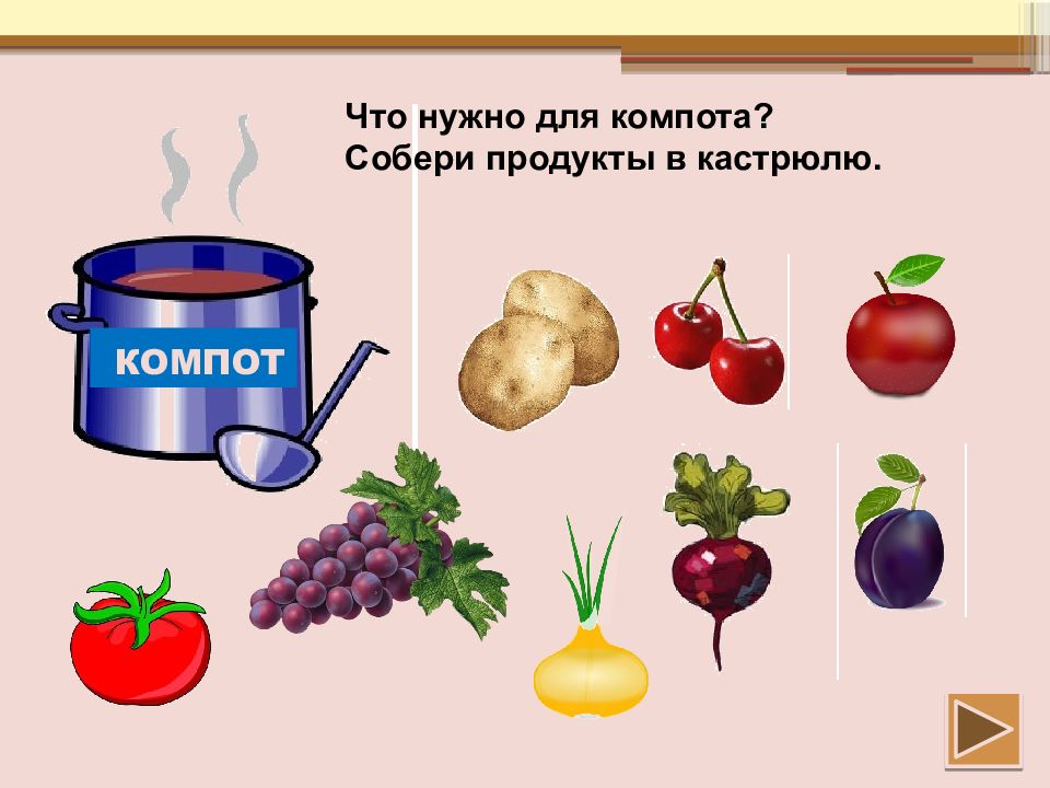 Картинка продукты для борща