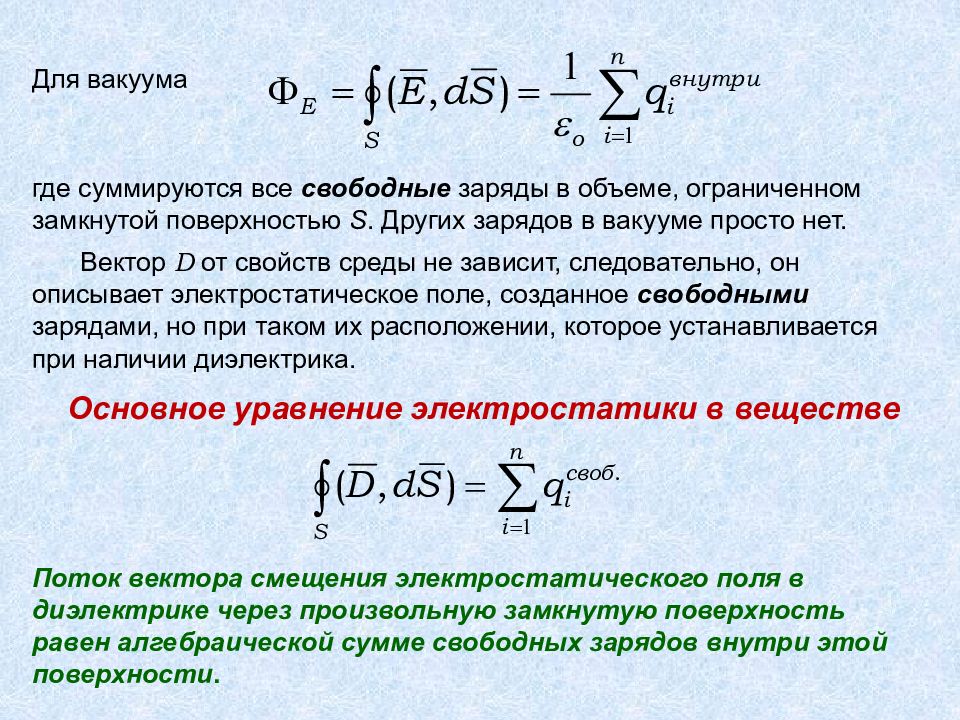 Заряды вакууме. Заряд в вакууме. Наличие свободных зарядов вакуум. Свободные заряды. Объем вакуума.