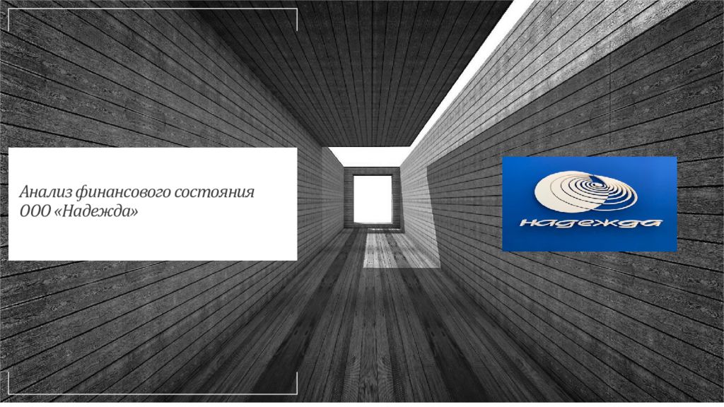 Анализ финансового состояния ООО «Надежда»