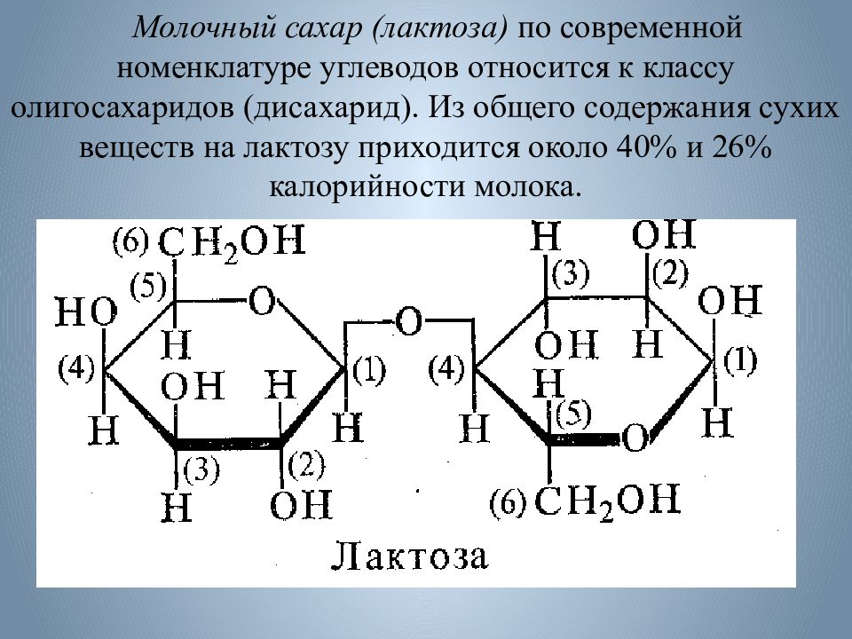 Молочный сахар