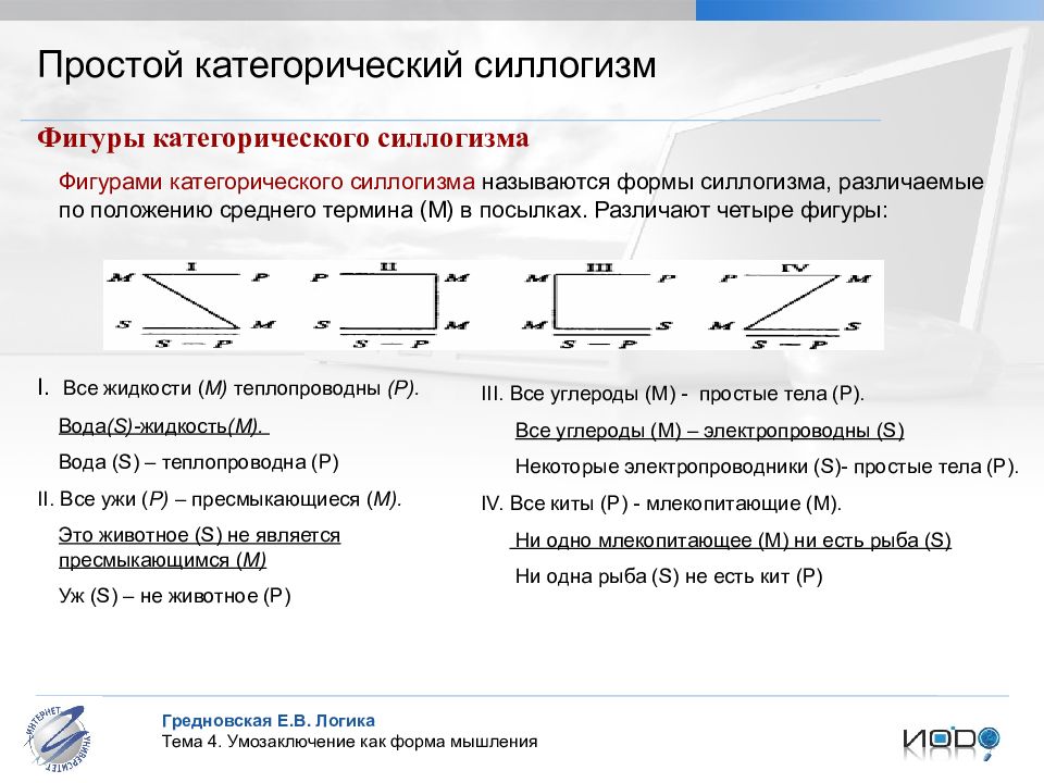 Термины простого категорического силлогизма