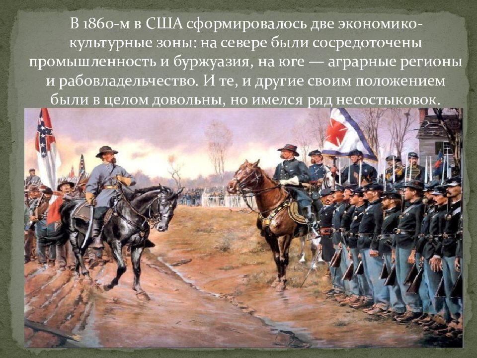 Гражданская война в сша 1861 1865 презентация