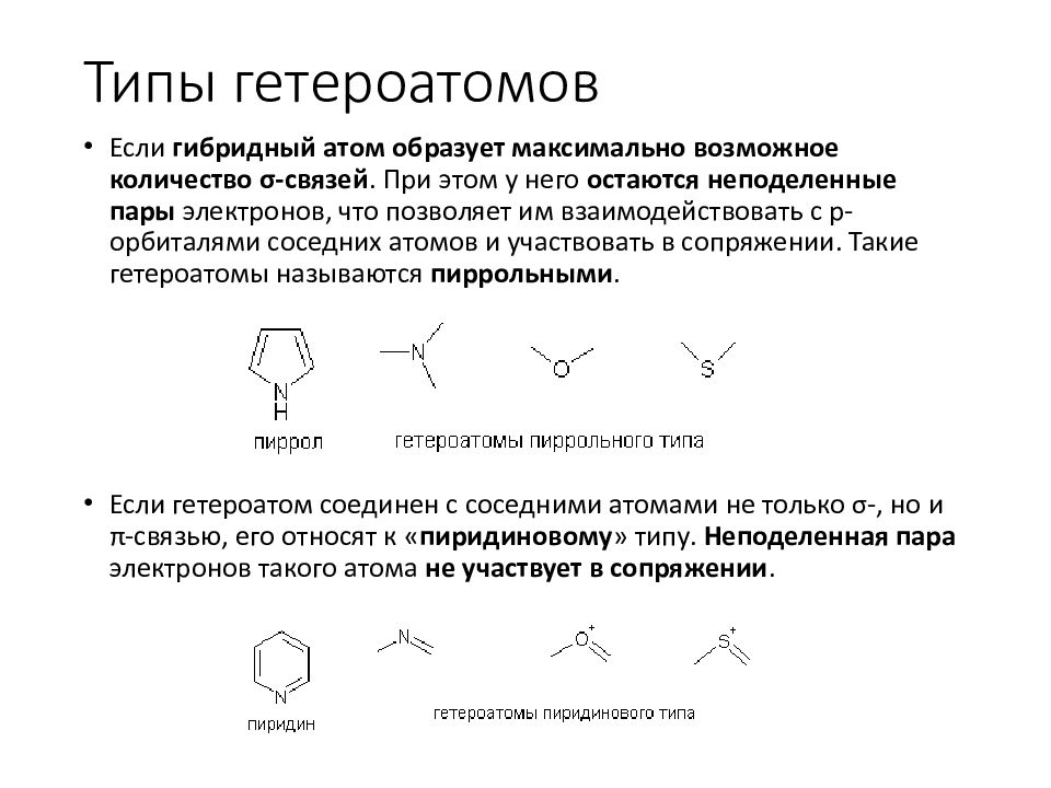 Пятичленные гетероциклы с одним гетероатомом. Пятичленные гетероциклические соединения с одним гетероатомом. Типы гетероатомов. Пятичленные гетероциклы с одним гетероатомом номенклатура.