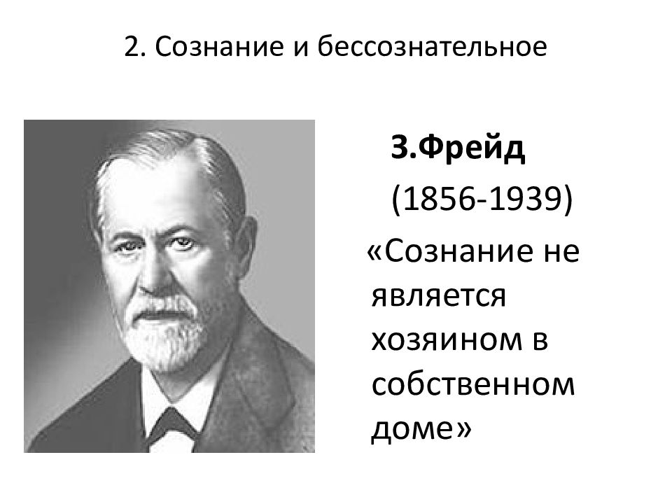 Сознательное и бессознательное презентация