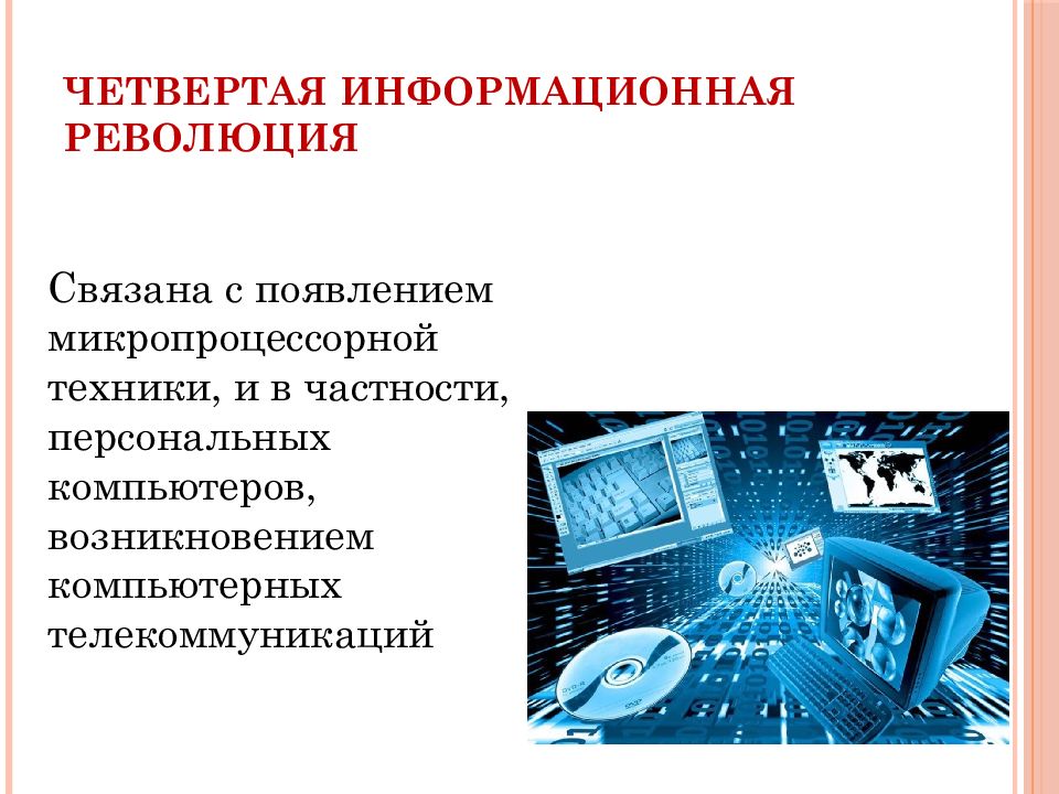 Начало информационной революции. Четвертая информационная революция. Четвертая информационная революция связана с. Четвертая информационная революция компьютер. Информационная революция микропроцессорная техника.