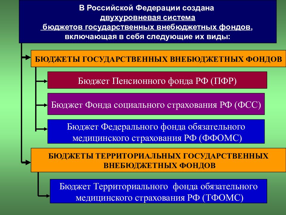 Проведение расчетов с бюджетом и внебюджетными фондами презентация