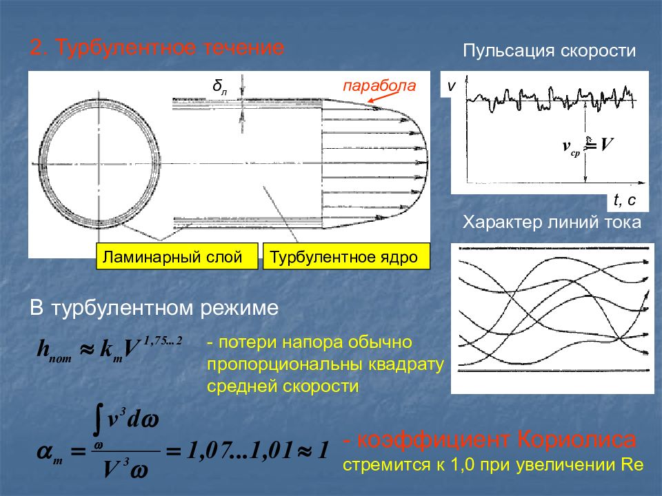 Ламинарный режим жидкости