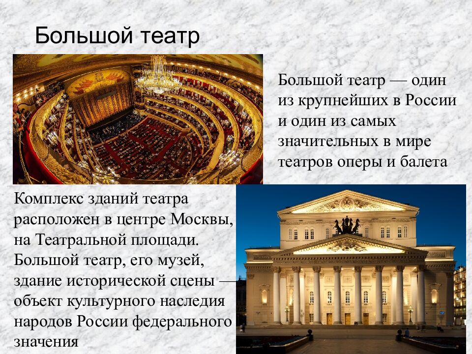 Исследовательский п роект по музыке «В музыкальном театре»