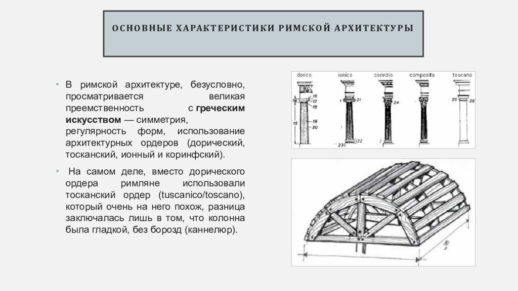 Римский характеристика