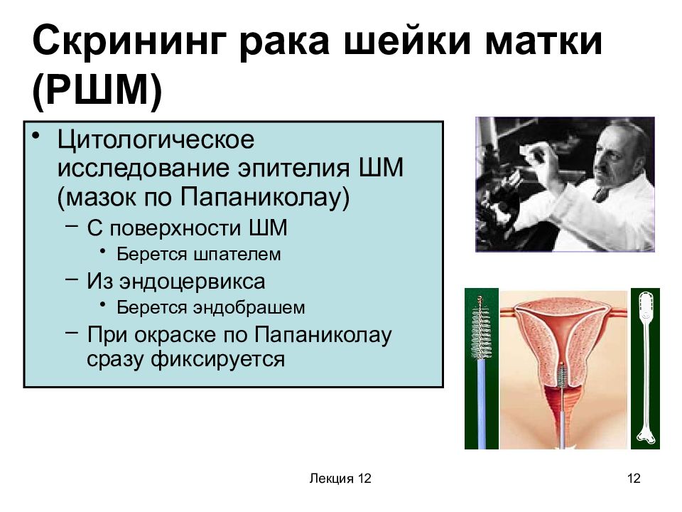 Профилактика рака тела матки презентация