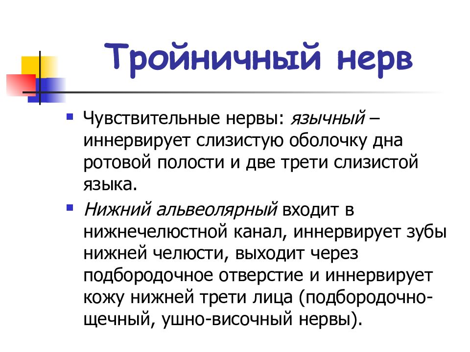 Чувствительные нервы