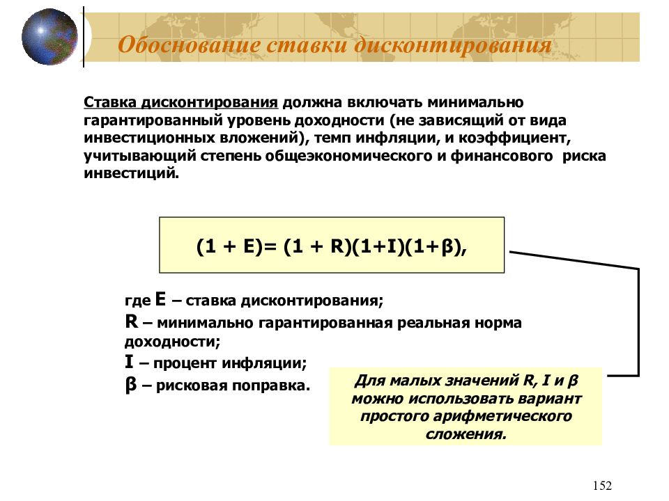 Для чего нужна ставка дисконтирования в инвестиционном проекте