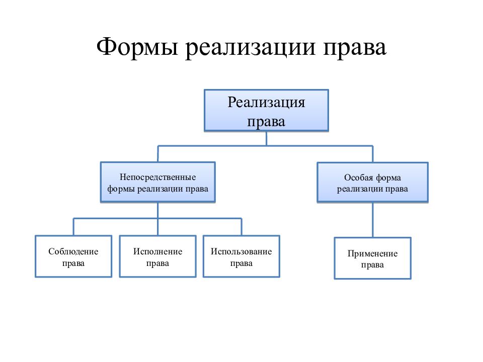 Формы реализации права картинки