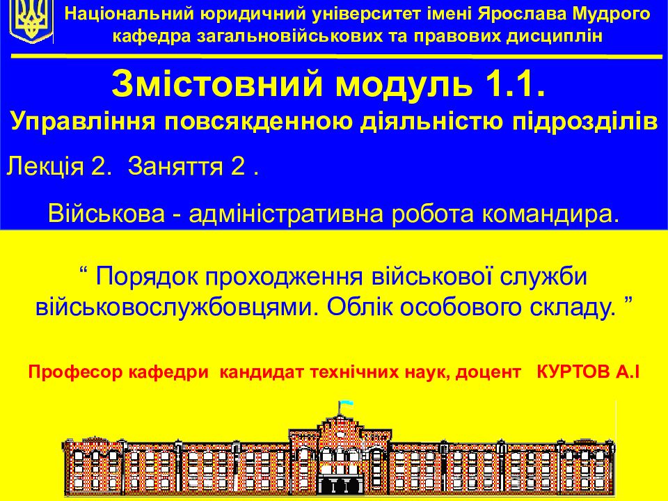 Національний юридичний університет імені Ярослава Мудрого кафедра