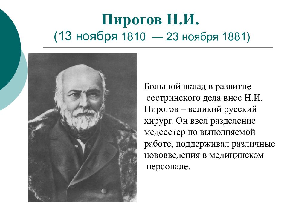 Великий русский врач пирогов впр. Вклад н.и. Пирогова в развитие сестринского дела в России.. Пирогов н.и. вклады в фармакологии. Н.И.пирогов (1810-1881). Н И пирогов 1810 1881 вклад.