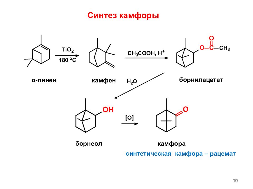 Камфора свойства